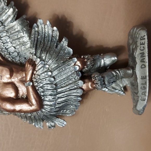 Native American Pewter Eagle Dancer Collectible ARTWORK - Picture 7 of 11